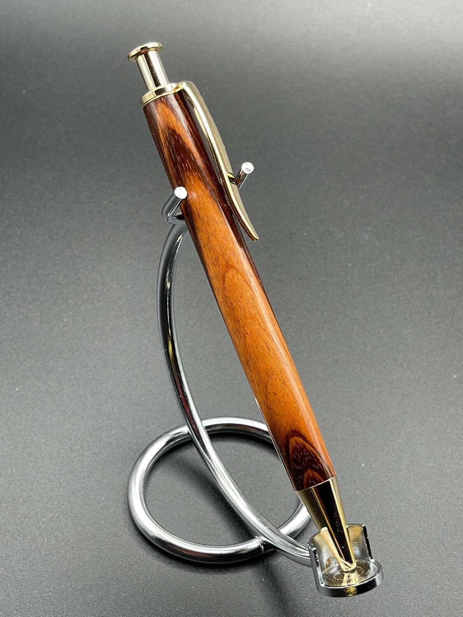 Handmade Long Wood Executive Click Pen