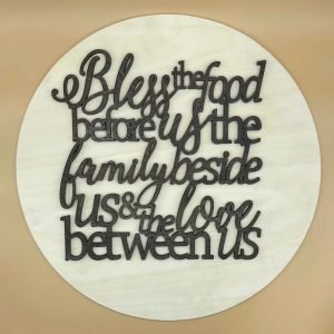 Bless This Food Decorative Wall Hanger