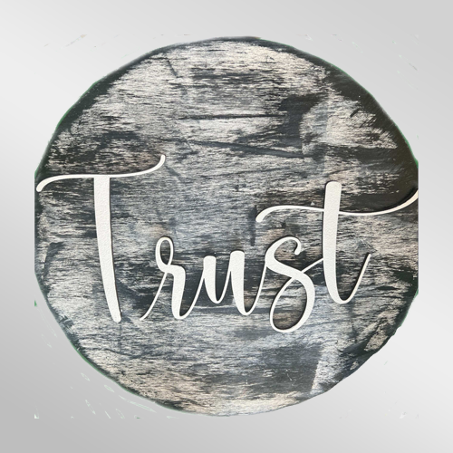 'Trust' Decorative Wall Hanger