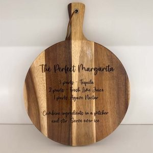 'The Perfect Margarita' Rounded Cutting Board