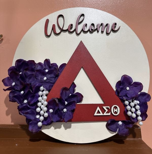 Welcome 'Delta Sigma Theta' Wall Art