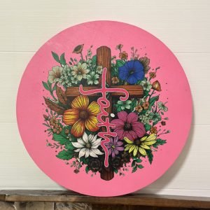Pink Faith Wall Art