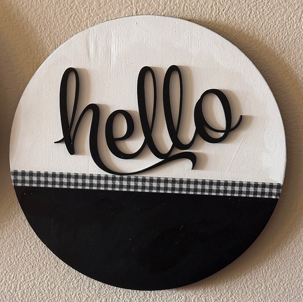'Hello' Decorative Wall Art
