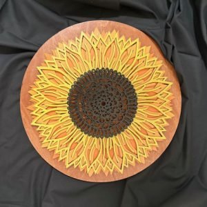 Seven Layer Sunburst Wall Art