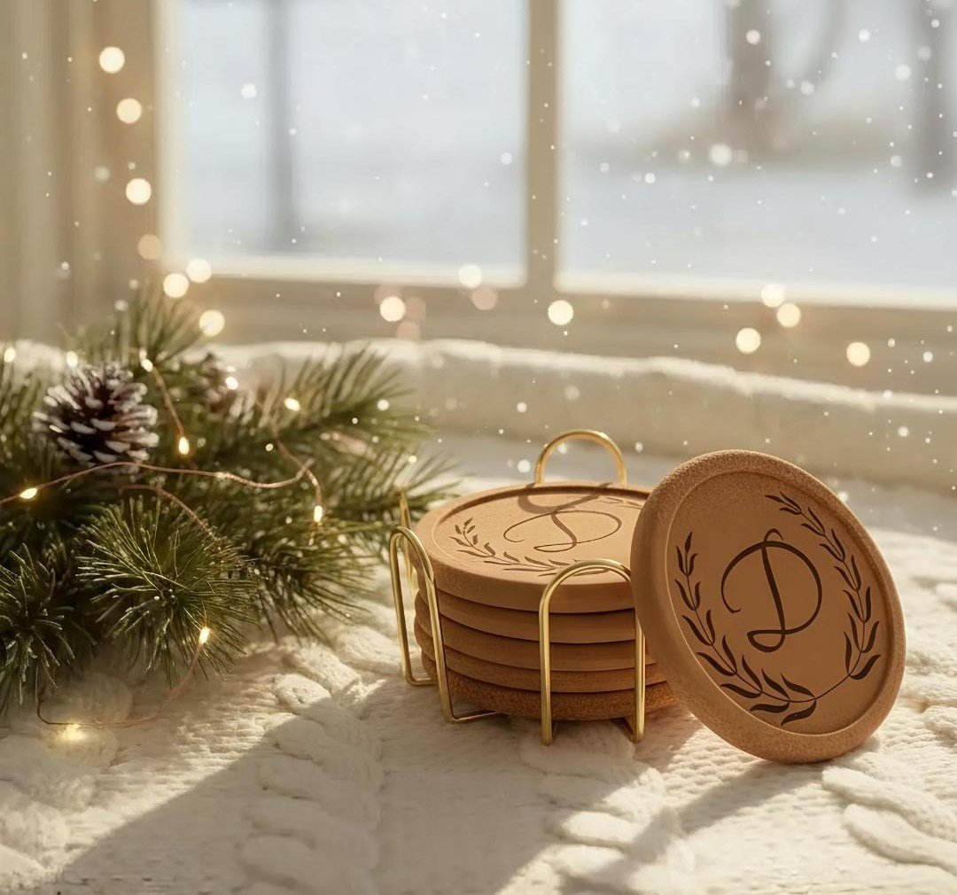 luxury coasters on a winter morning